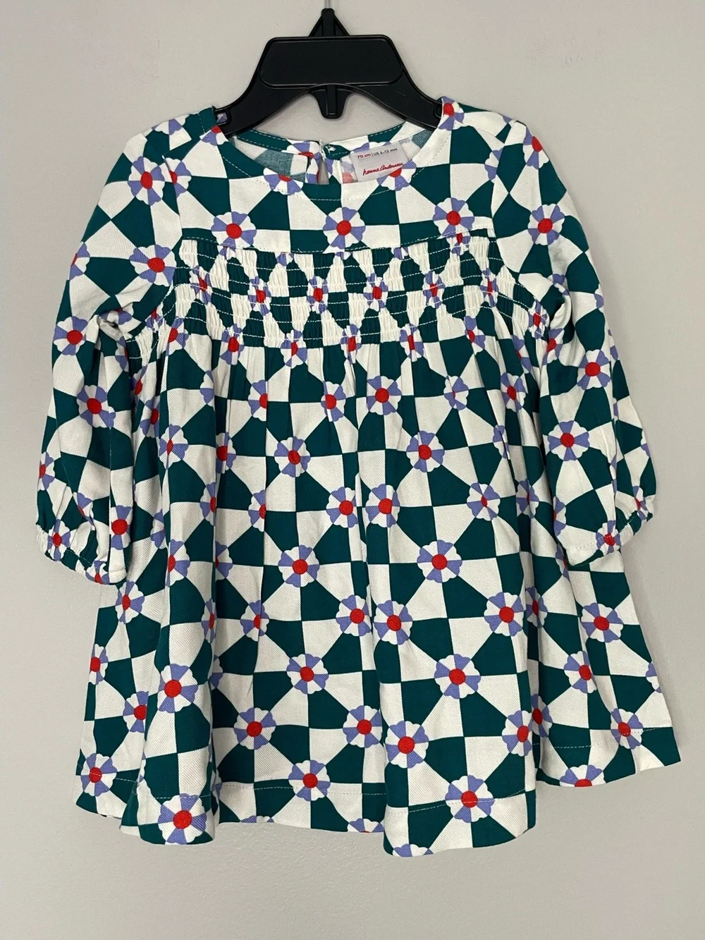 Hanna Andersson Baby Checkerboard Woven Dress